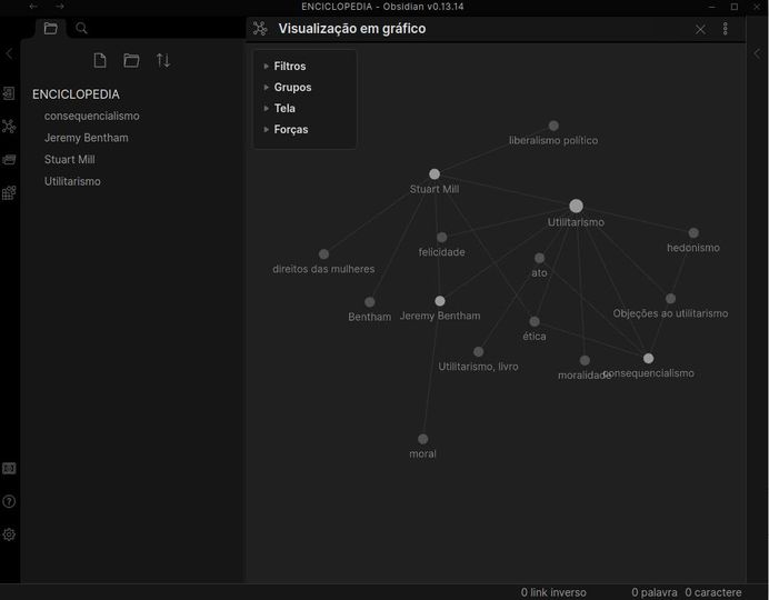 organização de conhecimento obsidian pdf