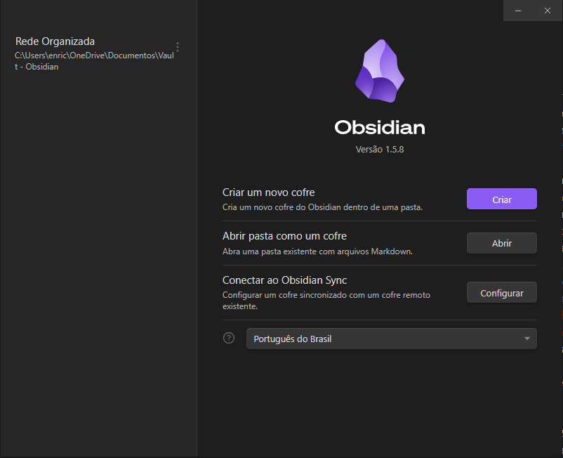 como criar um segundo cérebro com obsidian