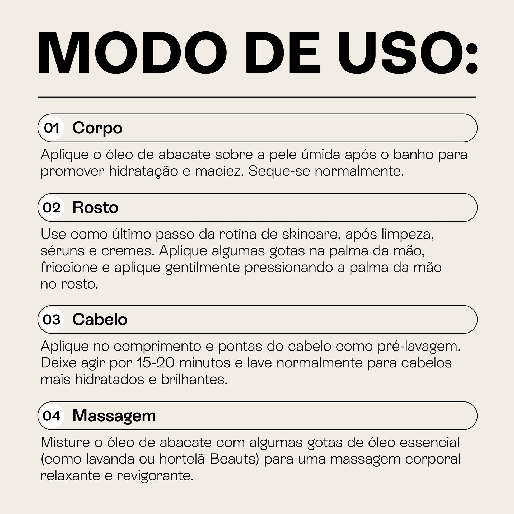 benefícios óleo de abacate para cabelo