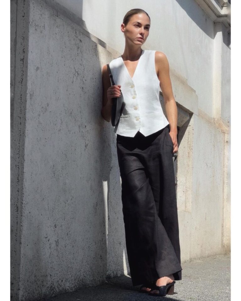 looks com calça pantalona preta