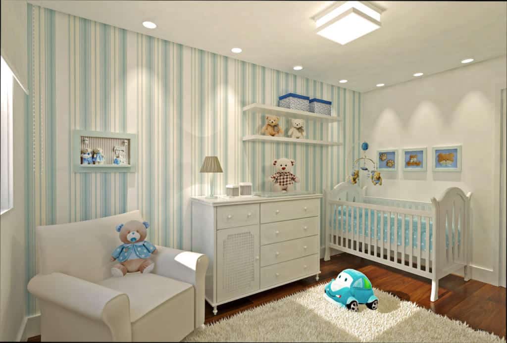 cores para quarto de bebê moderno