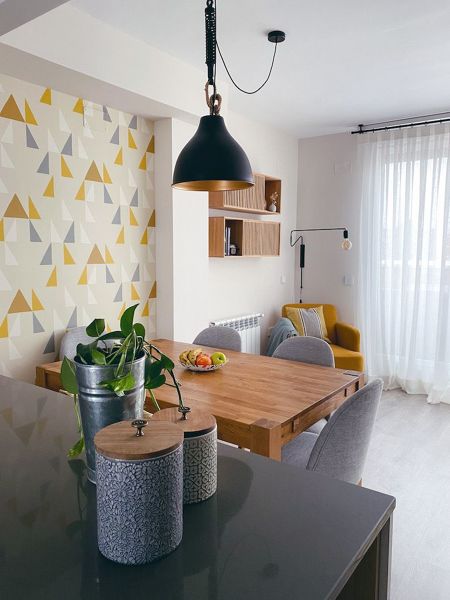 Como usar papel de parede na sala de jantar