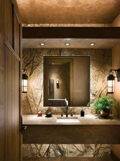 como escolher papel de parede para lavabo