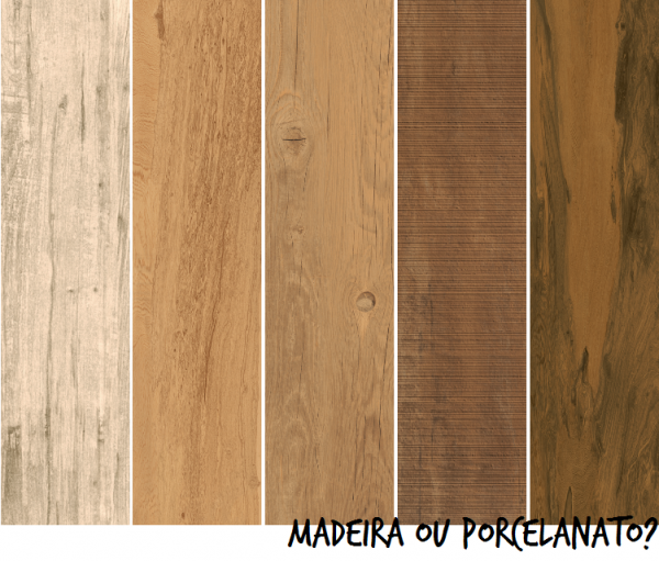Porcelanato amadeirado: inspirações de cores e combinações com a decoração