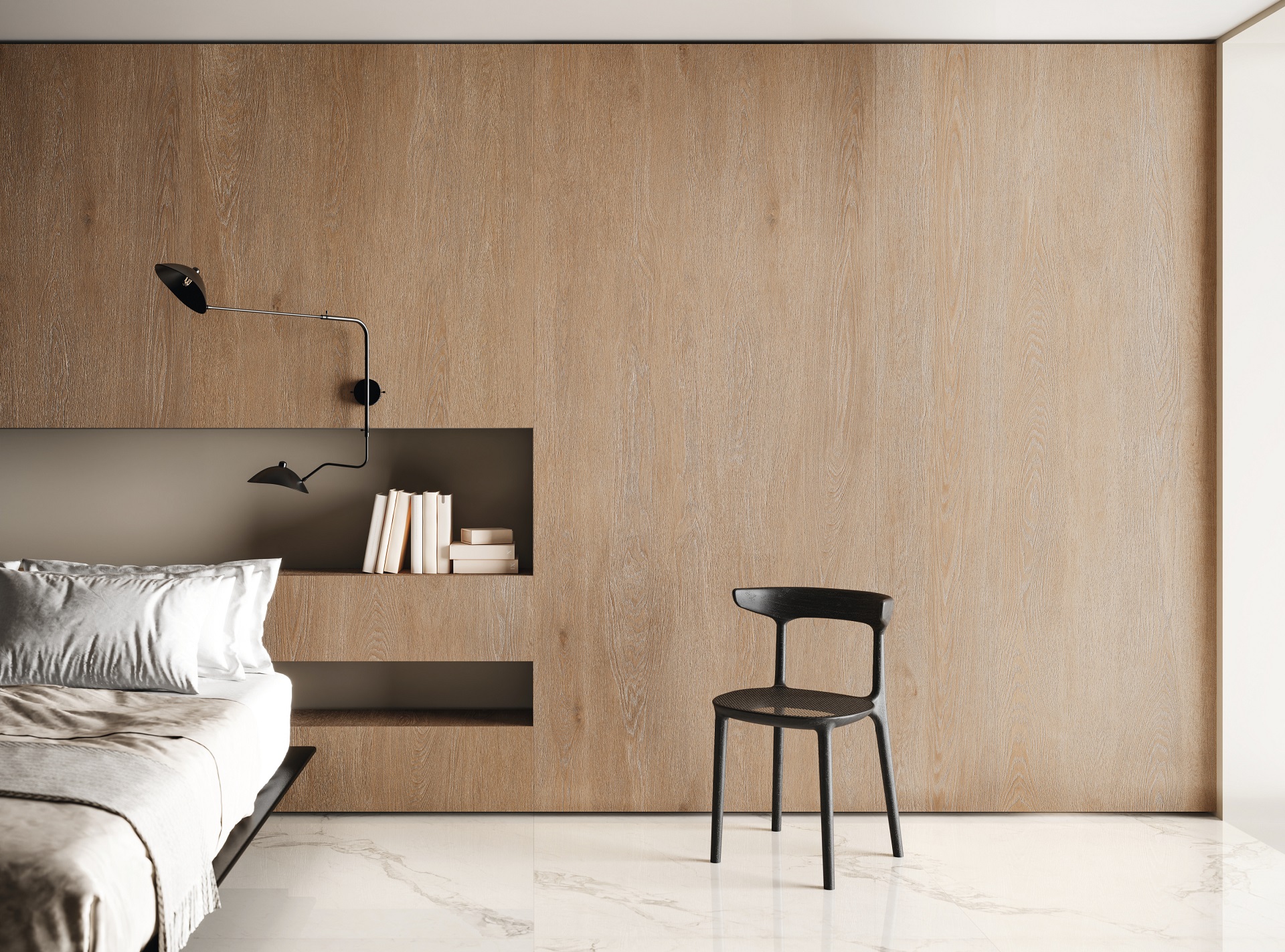 Porcelanato amadeirado: inspirações de cores e combinações com a decoração