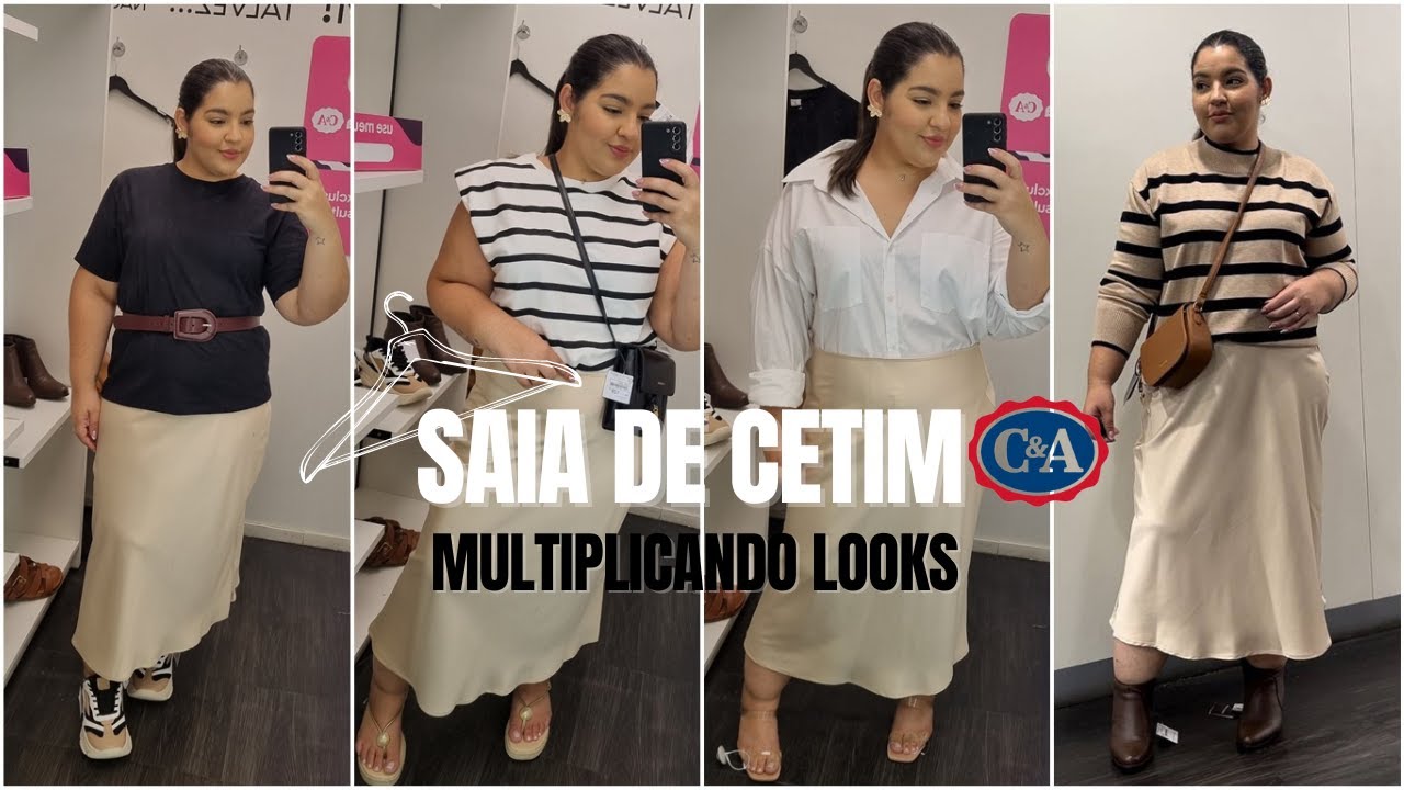 Como usar saia de cetim (slip skirt) no dia a dia