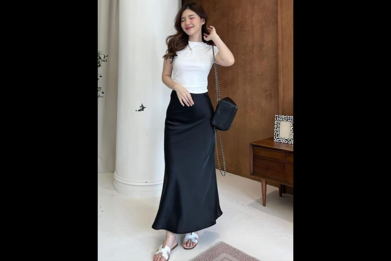 Como usar saia de cetim (slip skirt) no dia a dia