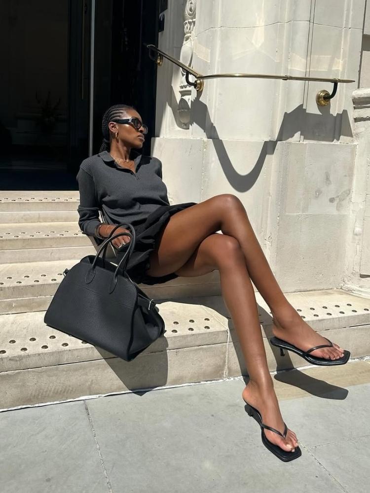 Como usar sandália de dedo com salto (mule de dedo)