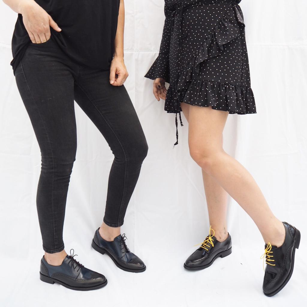 sapato oxford vs derby para looks casuais