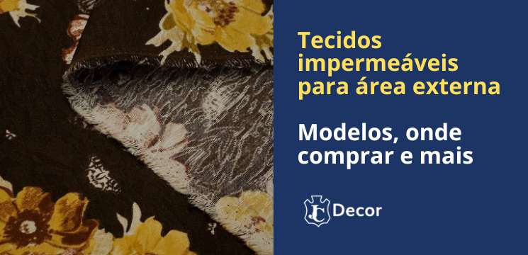 tecido impermeável para almofadas externas