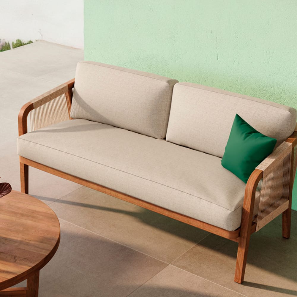 manutenção de tecido para área externa