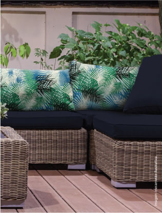 melhor tecido para varanda e jardim