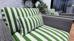 manutenção de tecido para área externa