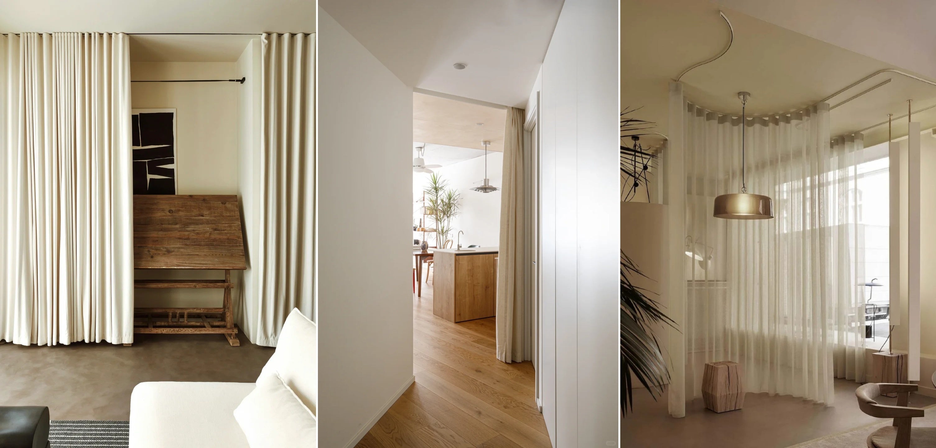 Como usar telas decorativas para dividir ambientes