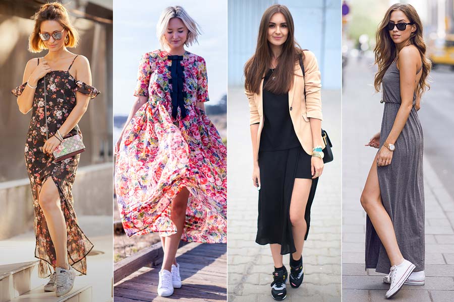Acessórios Essenciais para Complementar seu Look de Vestido Longo e Tênis Flatform