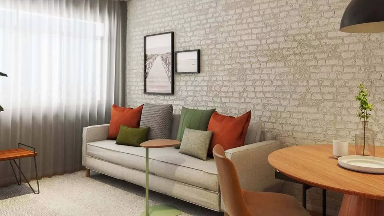 Tijolinho aparente em ambientes pequenos: Dicas para ampliar o espaço