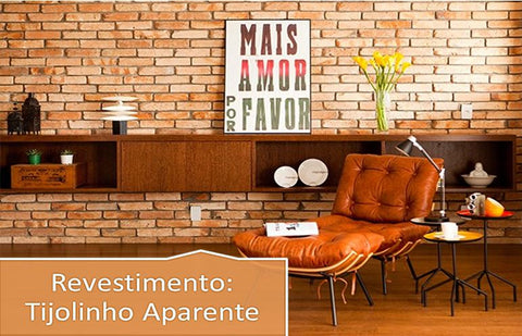 Tijolinho aparente em ambientes pequenos: Dicas para ampliar o espaço