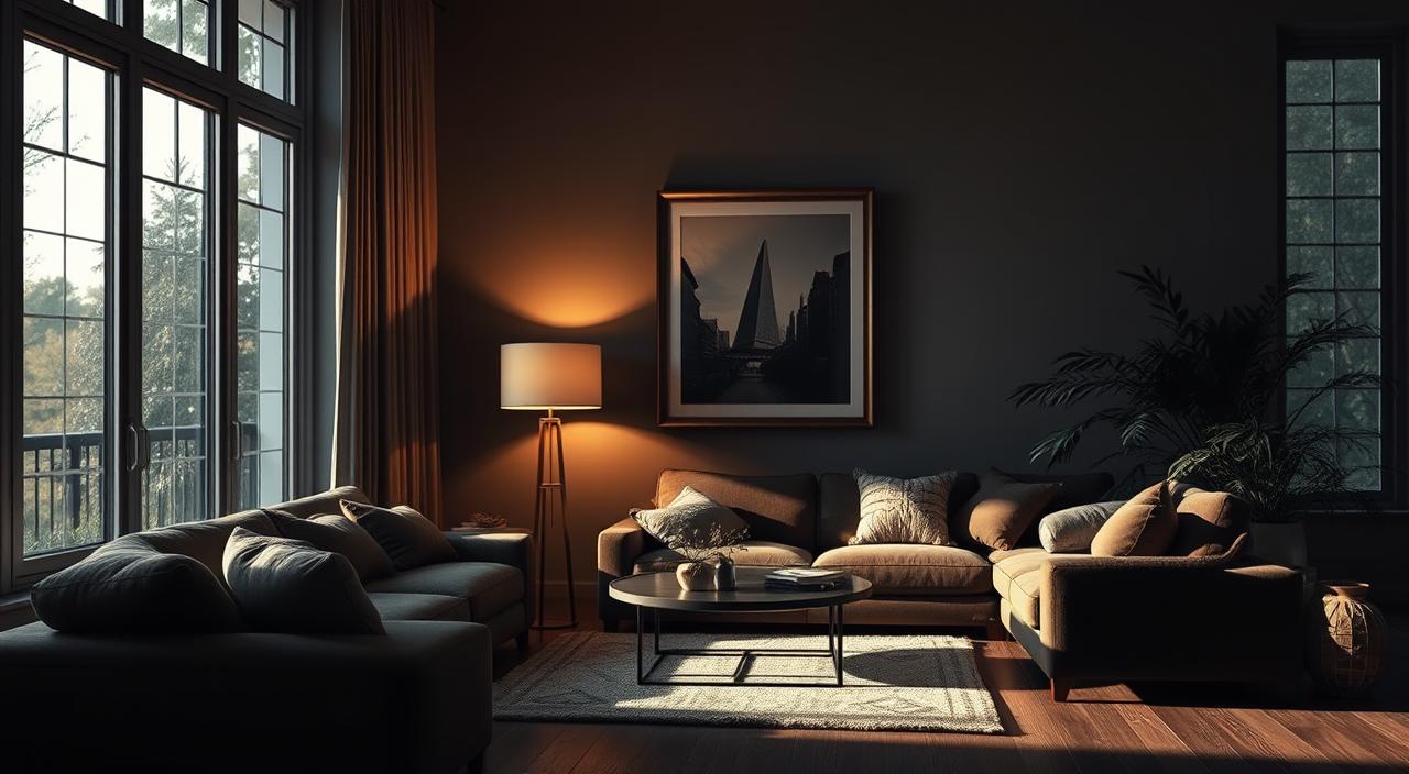 Como usar tons pastéis para iluminar sala escura