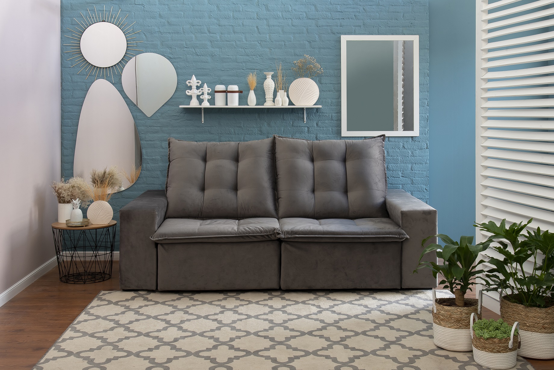 Como usar tons pastéis para iluminar sala escura