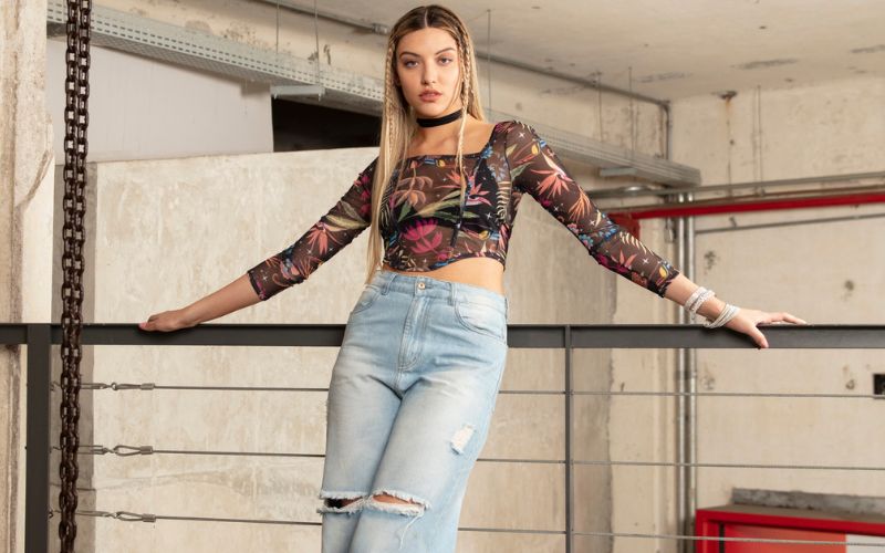 como usar cropped em festa