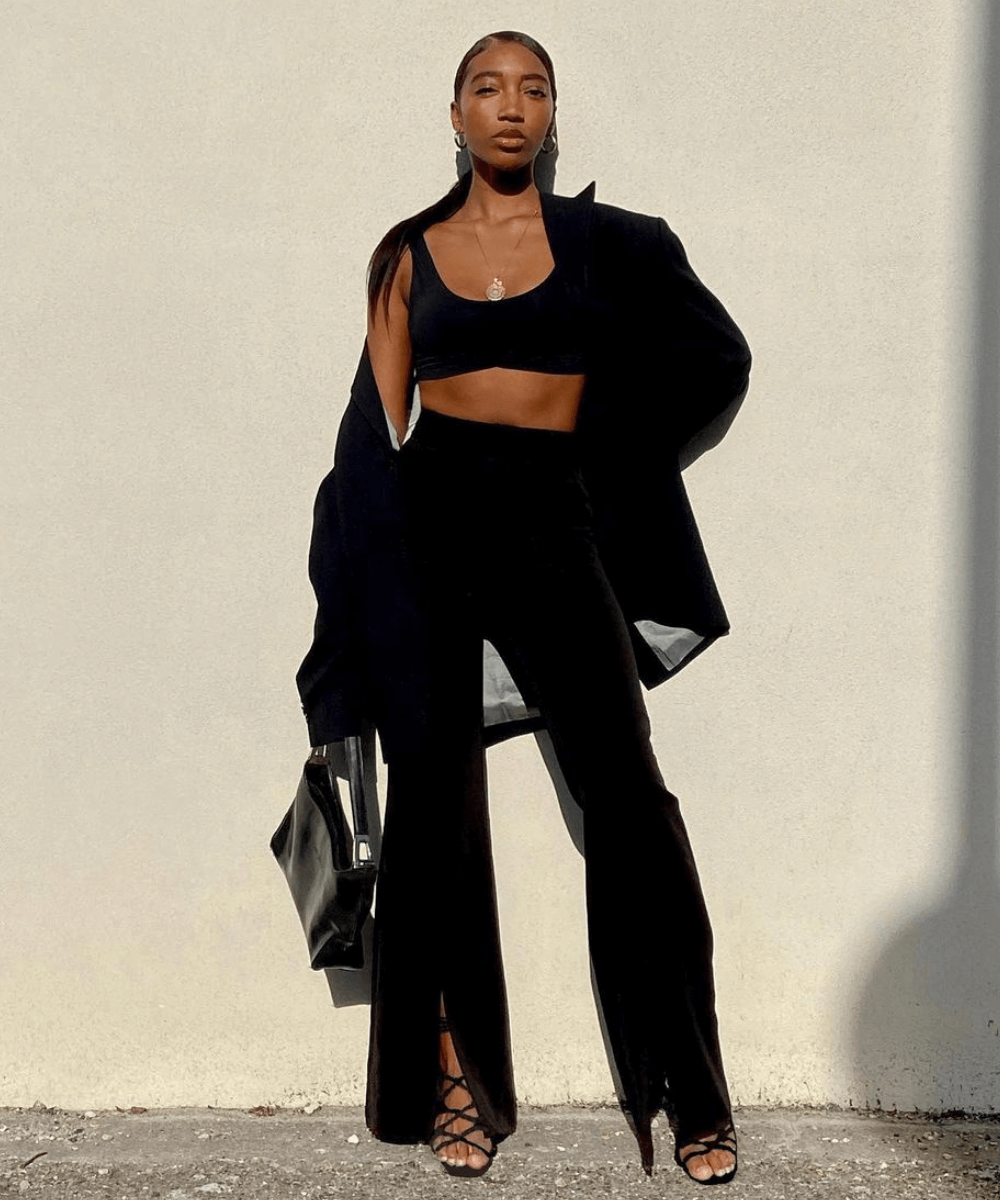 como usar cropped em festa