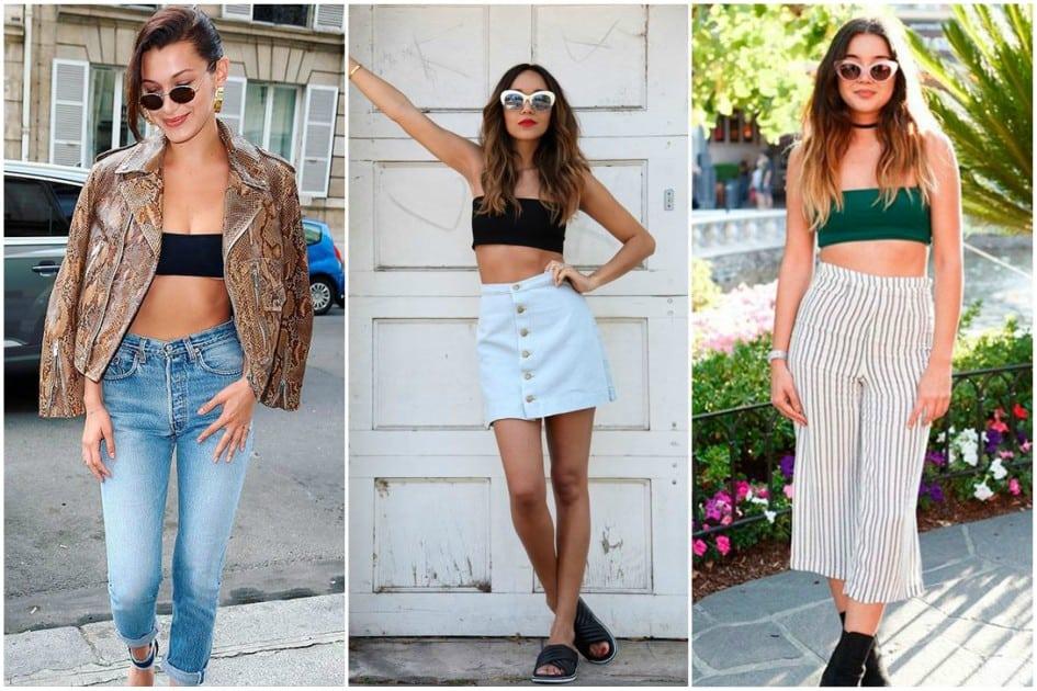 Como usar top faixa (tube top) em looks de verão