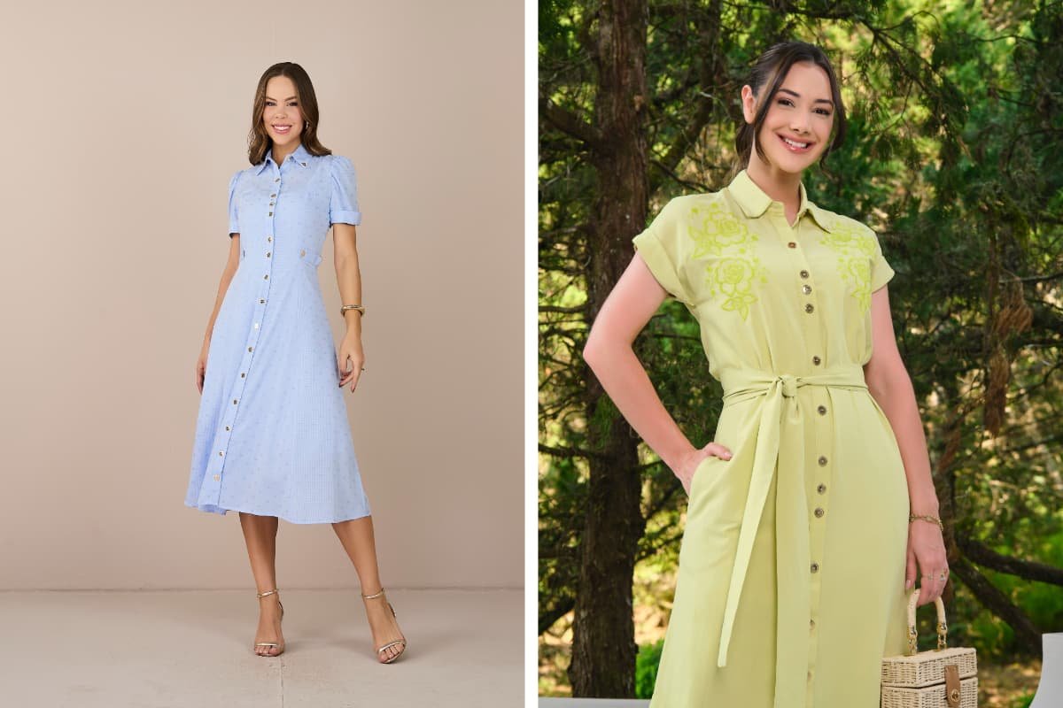 Como usar vestido chemise (vestido camisa)