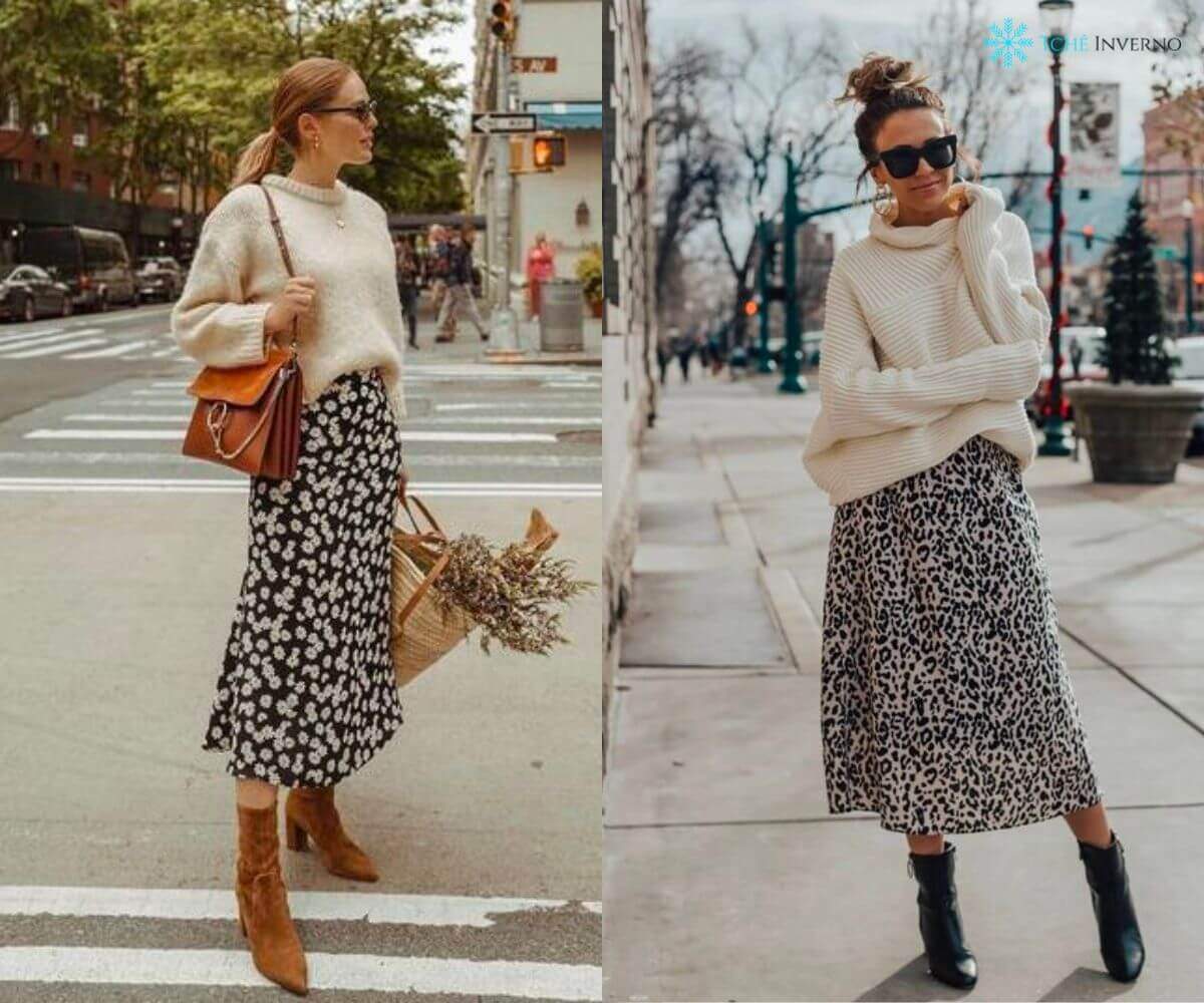 como usar vestido de malha no frio