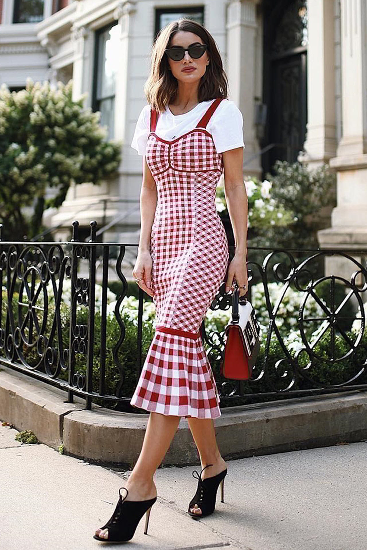 10 maneiras de usar xadrez vichy em looks casuais