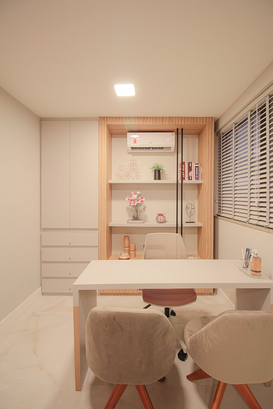 consultório nutricionista pequeno vs grande decoração