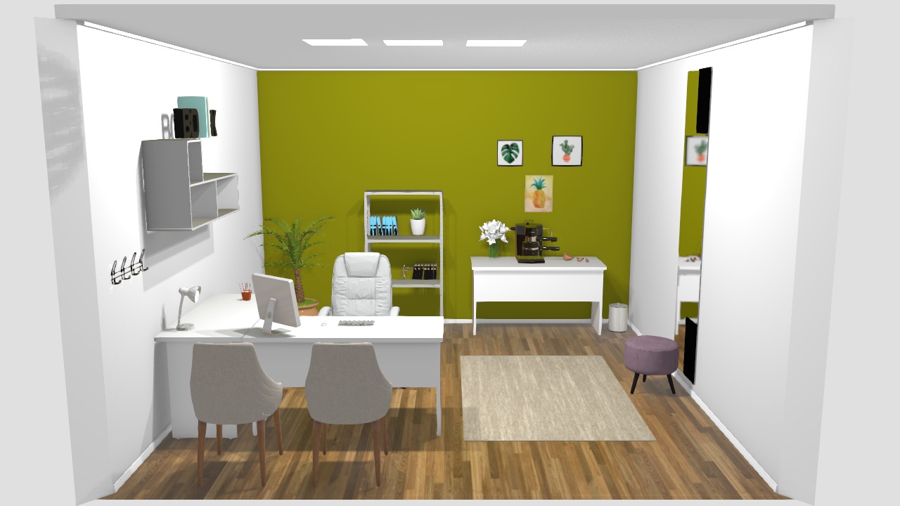 consultório nutricionista pequeno vs grande decoração