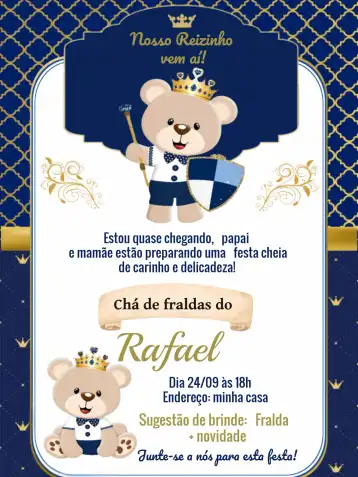 Textos e Mensagens Emocionantes para Convites de Chá de Bebê e Chá de Fraldas