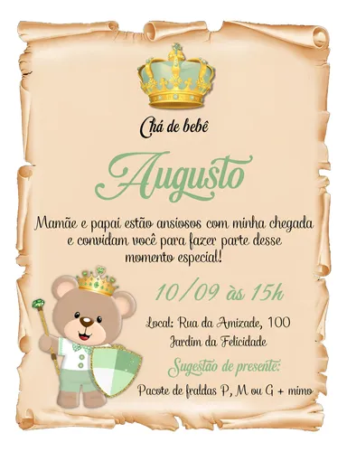 Como Escolher o Tema Ursinho Príncipe Perfeito para o Chá de Bebê