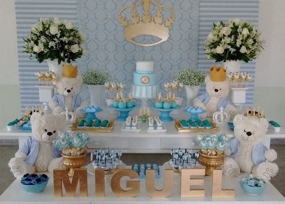 convite cha de bebe principe