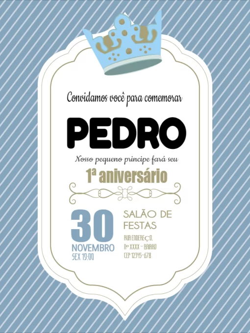 Frases Criativas para Convites de Chá de Bebê com Tema Realeza