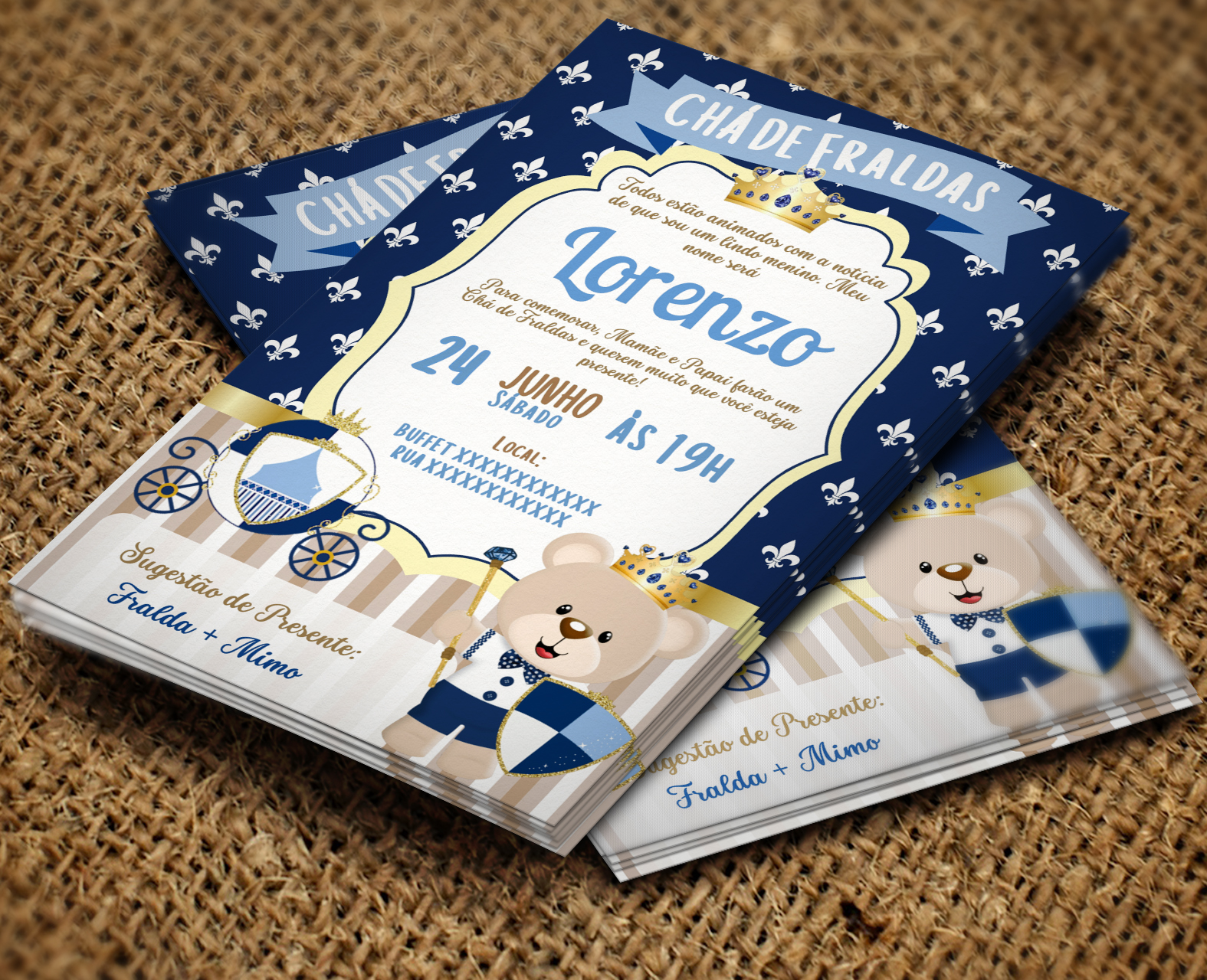 Dicas de Planejamento para o Chá de Bebê Ursinho Príncipe: Convites e Mais