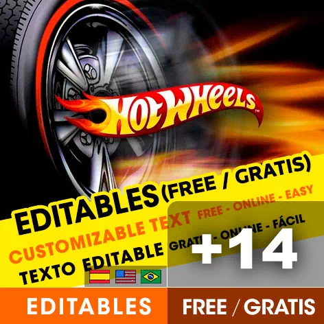 texto convite hot wheels