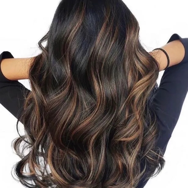 cabelo mel iluminado