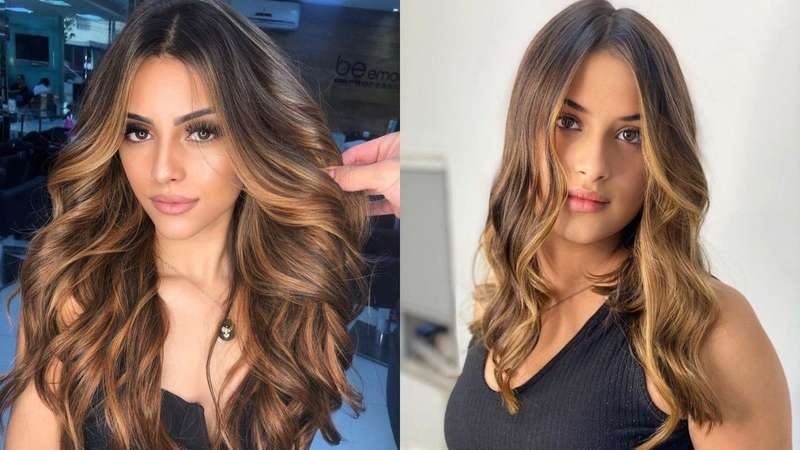 cor de cabelos castanhos