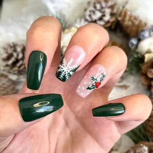ideias de cores de unhas para o natal
