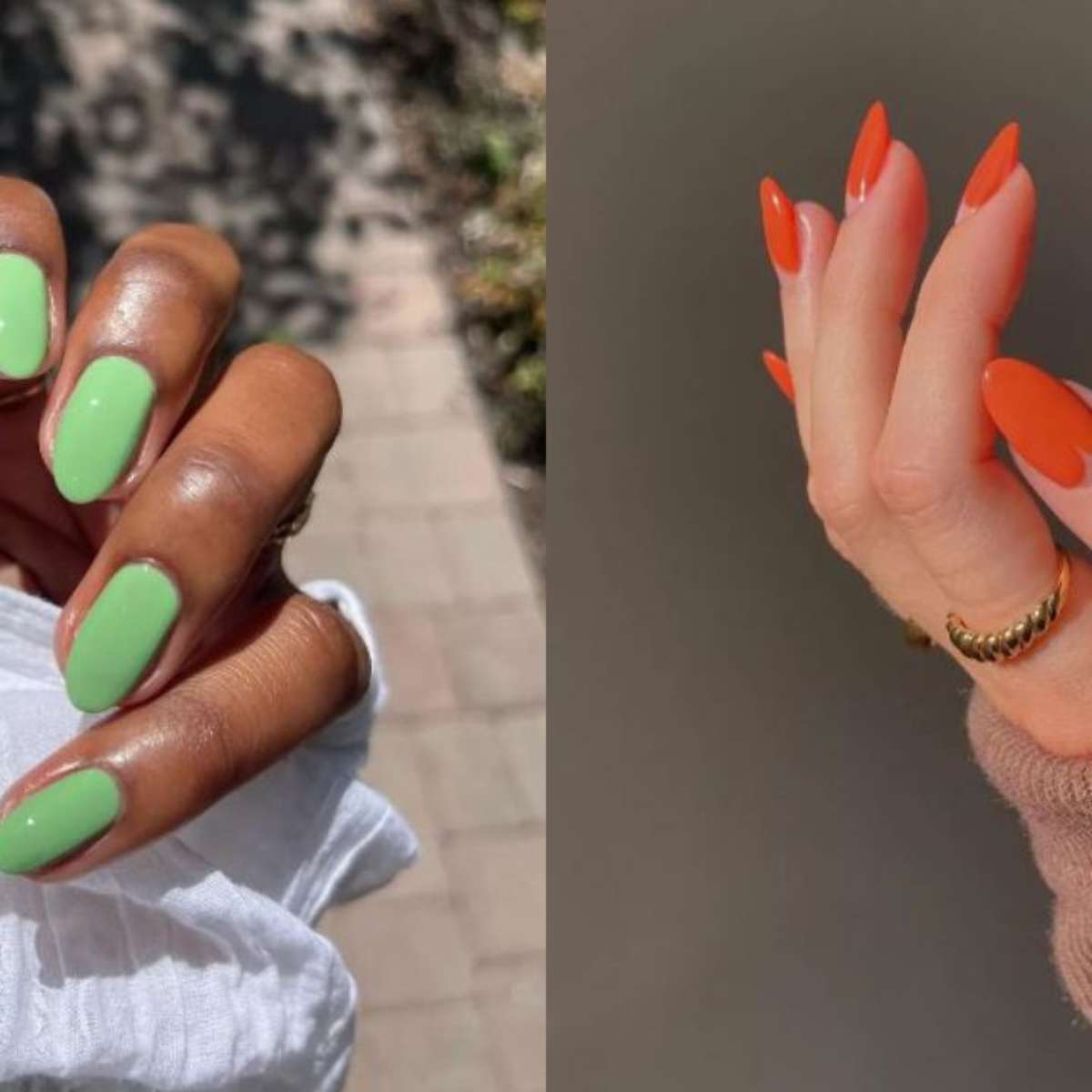 unhas duráveis na praia