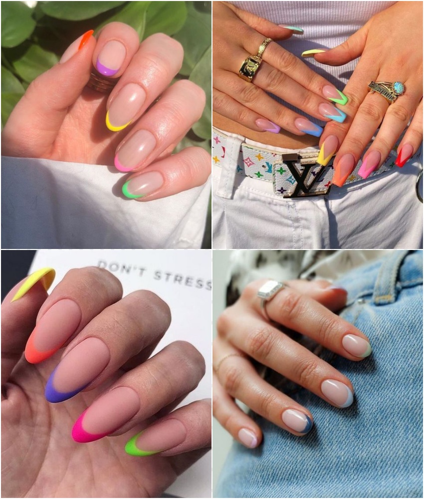 cores de esmalte que realçam bronzeado