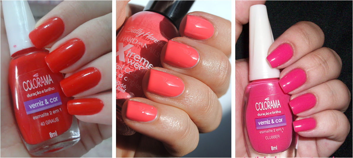 cores vibrantes para praia