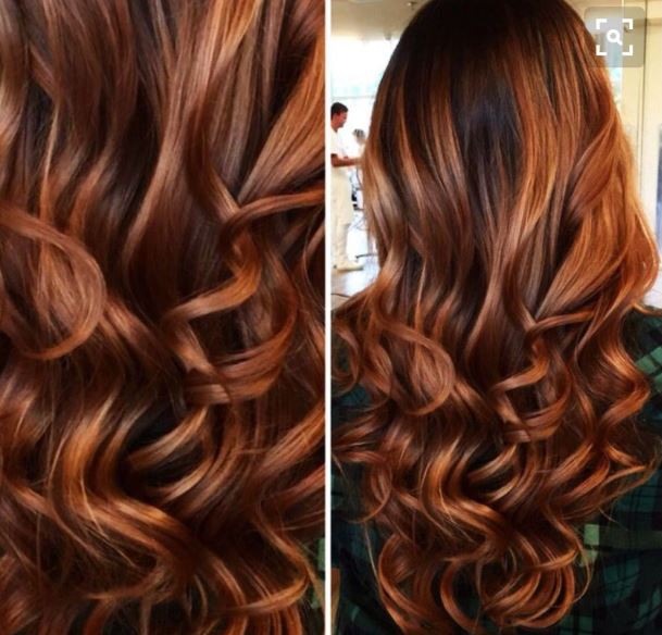 inspiração cores de cabelo para morenas