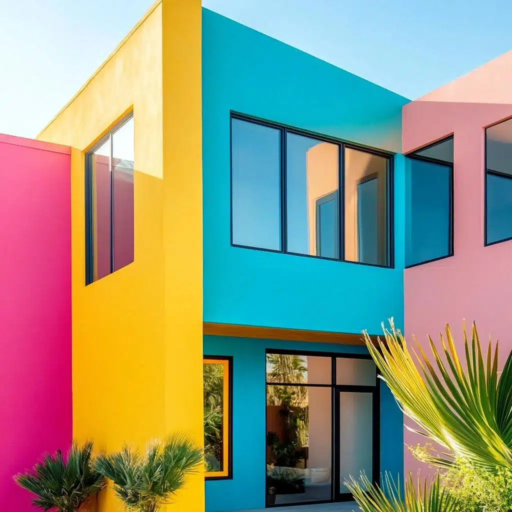 cores de casas com estilo minimalista