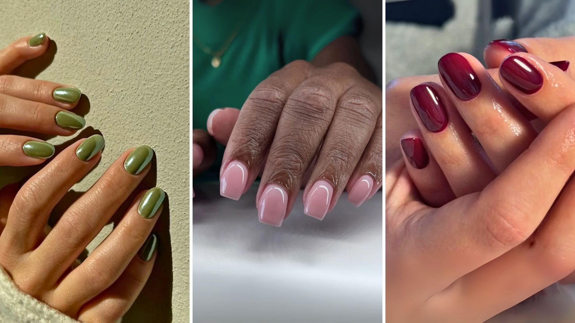 esmalte vermelho para unhas curtas