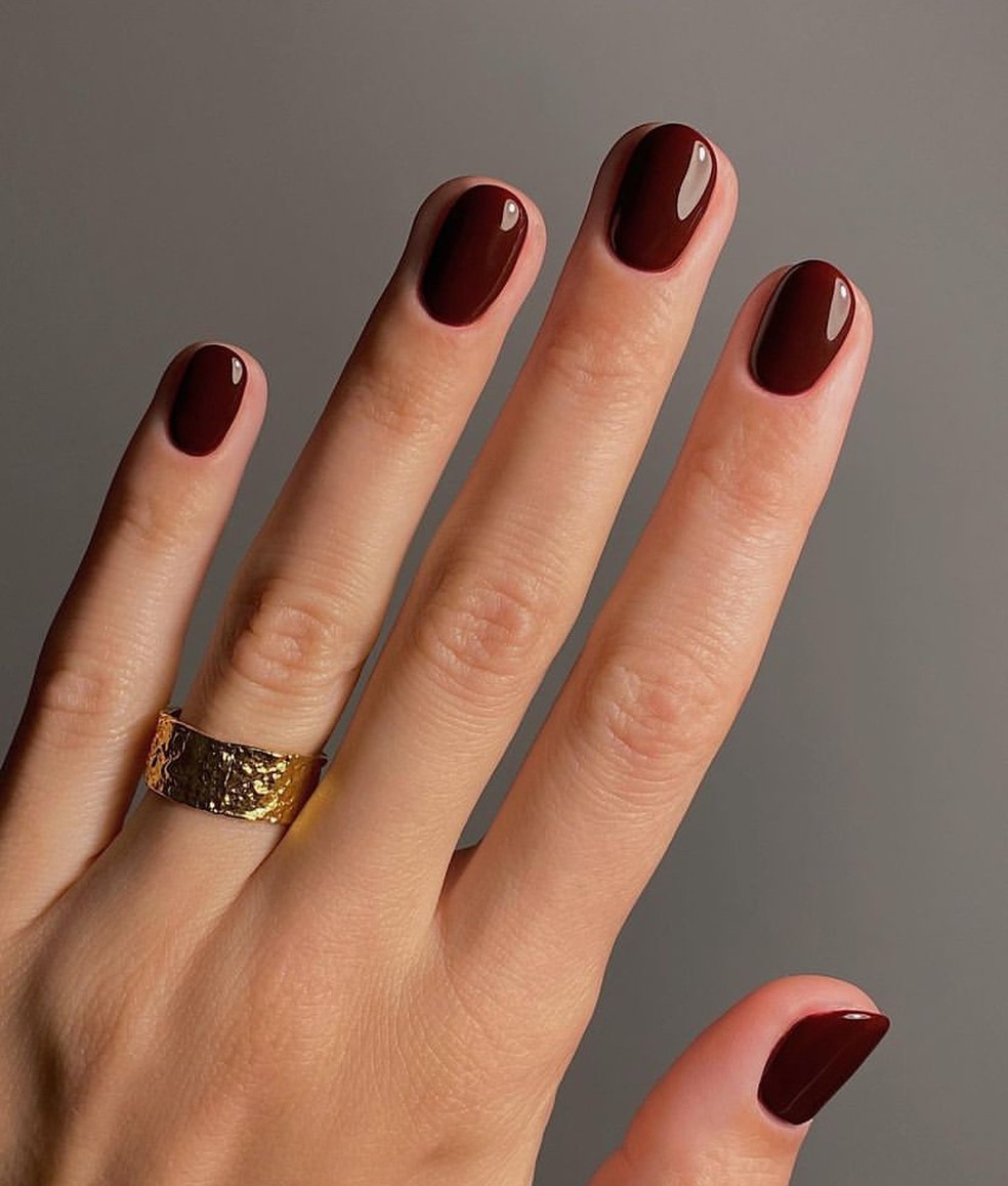 cores de unhas curtas