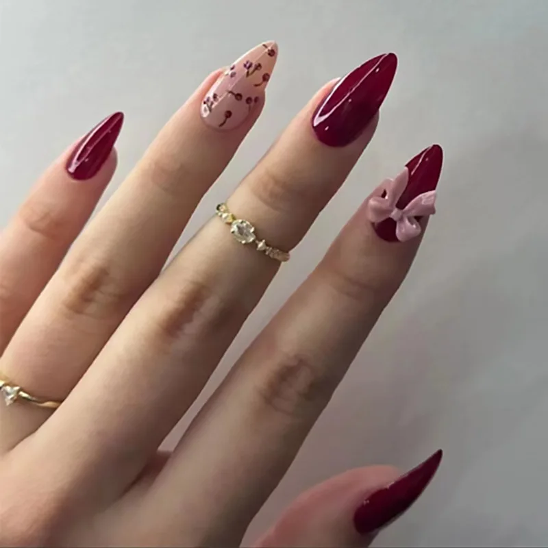 unhas almond cores 2026