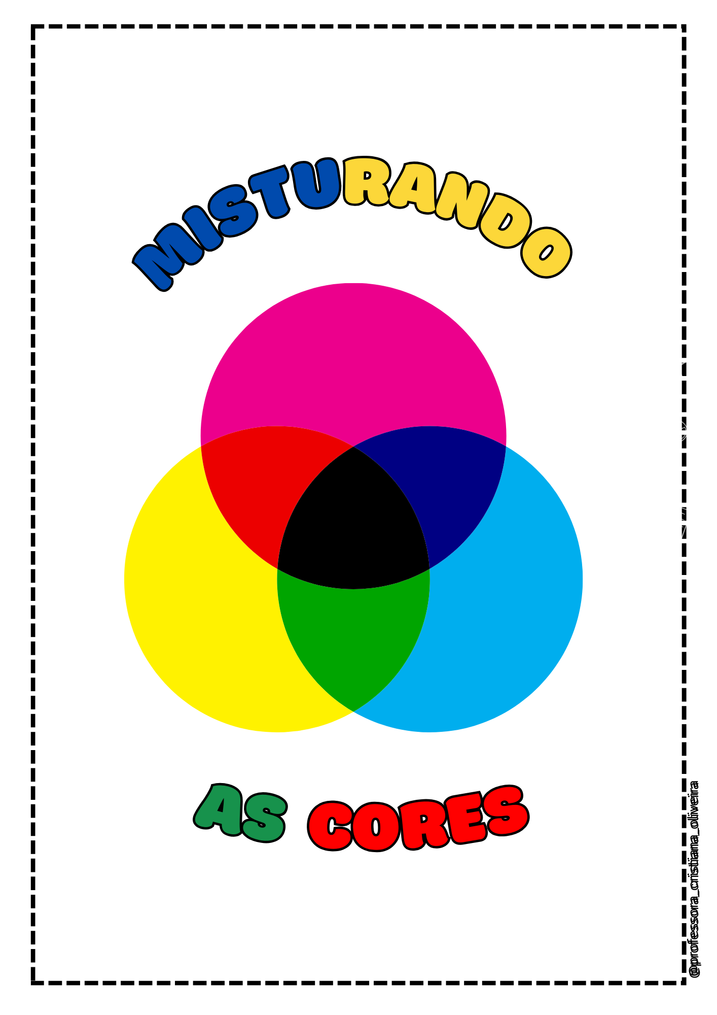 cores primárias para crianças