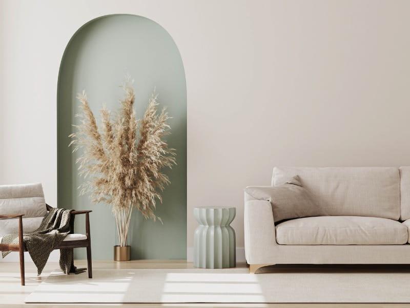 ideias de decoração com bege e cores vibrantes